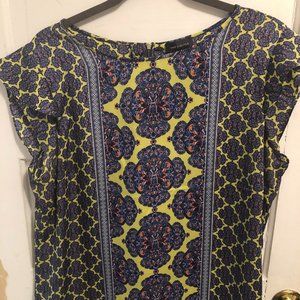 Women's Round Neck Printed Blouse